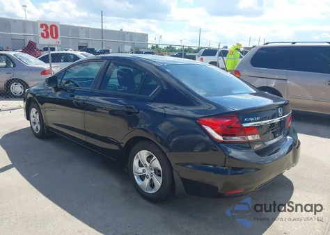 2013 Honda Civic Lx from USA, damaged, VIN 2HGFB2F54DH558410